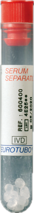 Deltalab Serum Tubes with clot accelerator and granule serum separator